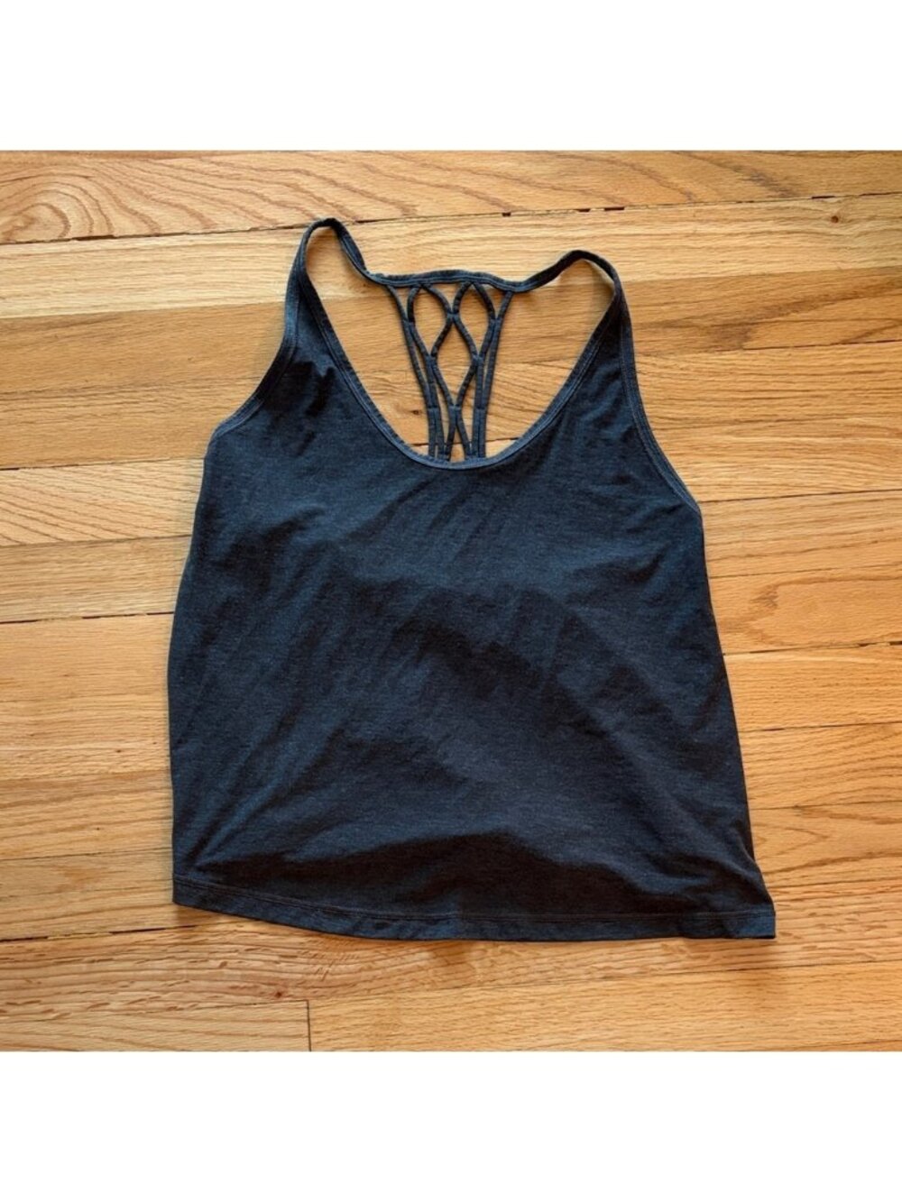 Lululemon Grey Strappy Back Tank Top